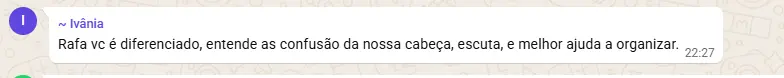 Resultado de aluna do desafio